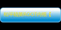 和平精英ROOT内核【顶尖】外挂